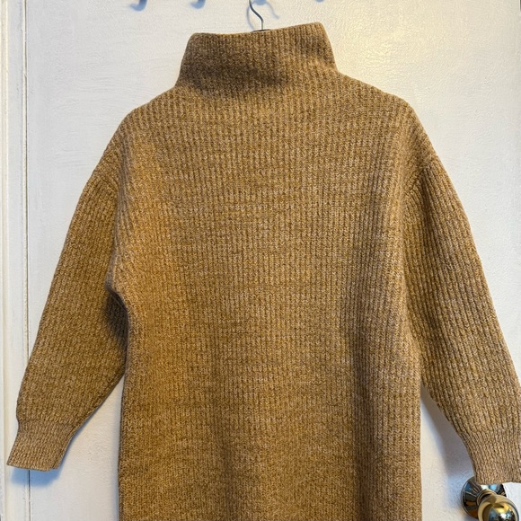 Aritzia Wilfred Montpellier Sweater Dress - Camel - Picture 5 of 11